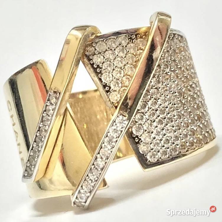 Złoty PIERŚCIONEK 585 14K ZJAWISKOWY wyrób z mazowieckie Warszawa