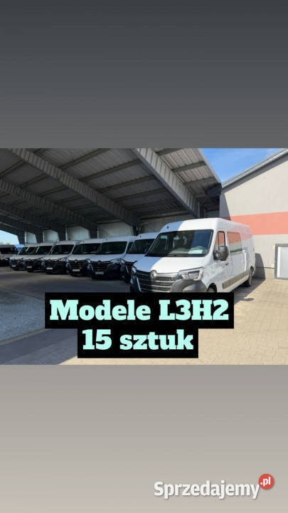 Renault Master L3H2 7 osobowy brygadówka lift biały Warszawa
