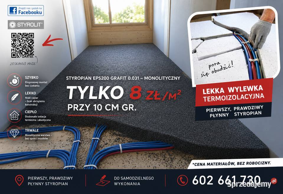 Ocieplenie podłóg i stropów Styropian podłogowy Radomsko