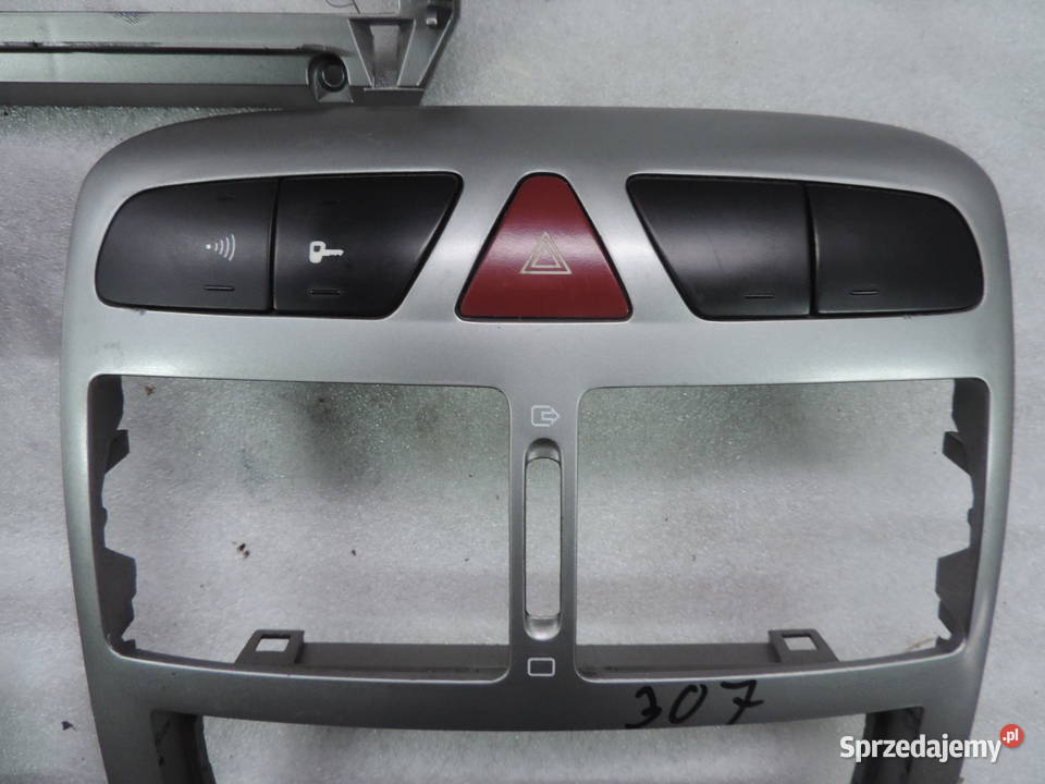 RAMKA RADIA KONSOLA ŚRODKOWA PEUGEOT 307 osobowe Nowy Sącz