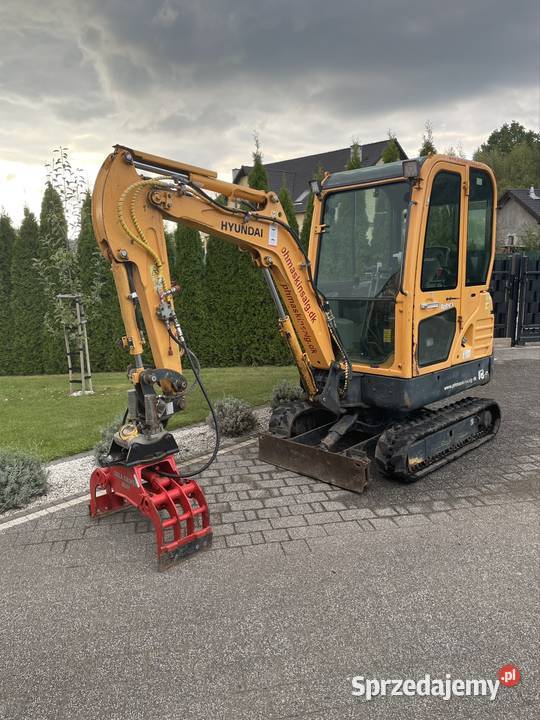 Minikoparka Hyundai Robex 189 2018r waga 2 tony Jeżów Sudecki