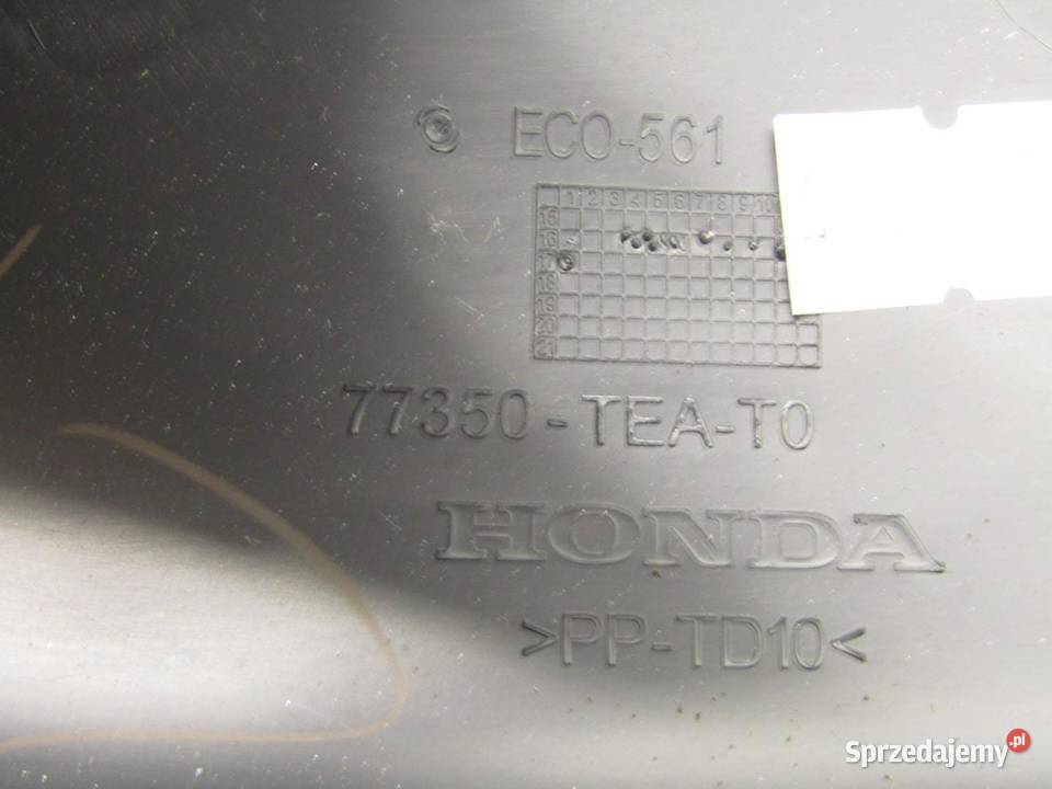 OSŁONA KOLUMNY KIEROWNICZEJ HONDA CIVIC X osobowe