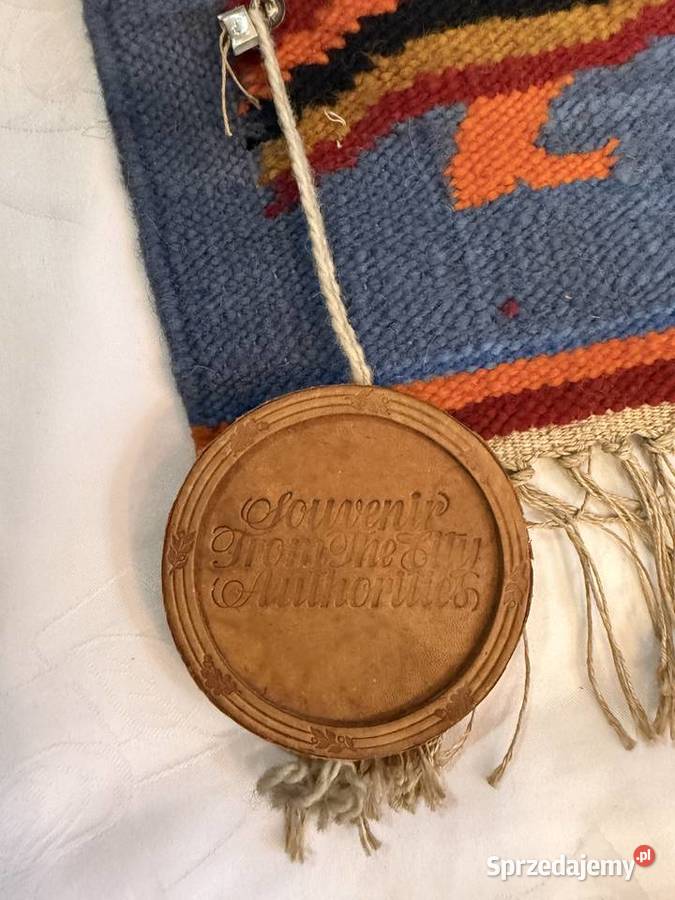 Wełniany Kilim Lajkonik Krakowski Vintage PRL z Kraków
