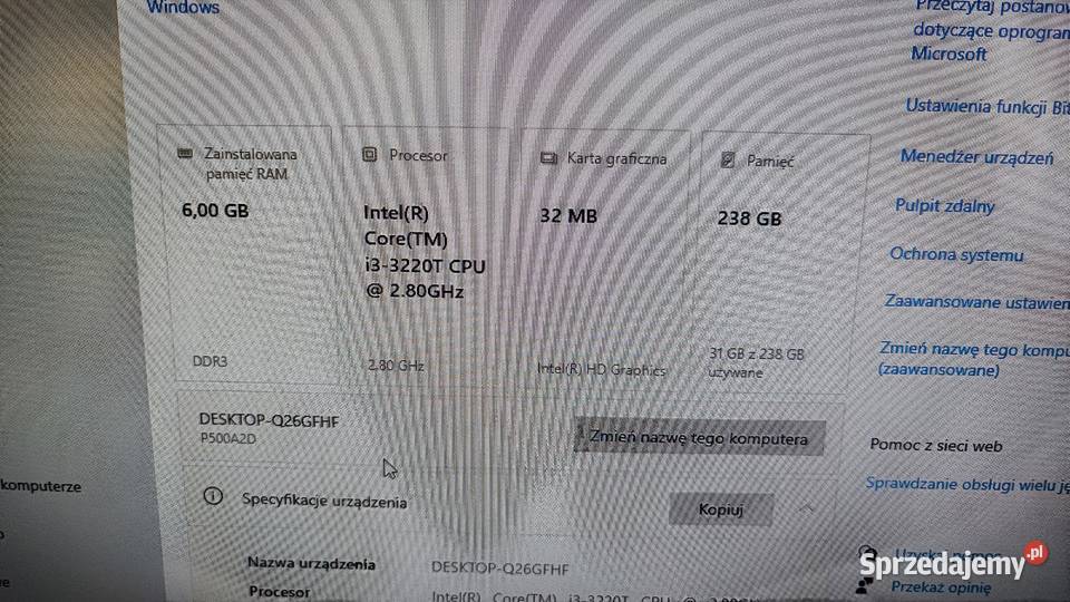 Samsung AIO Marki sprzedam