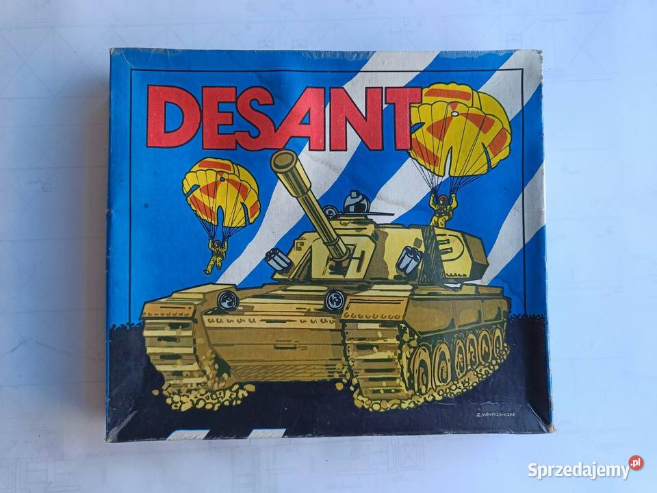 DESANT gra planszowa strategiczna z czasów PRL Wiek od 14 Ekonomiczne i strategiczne
