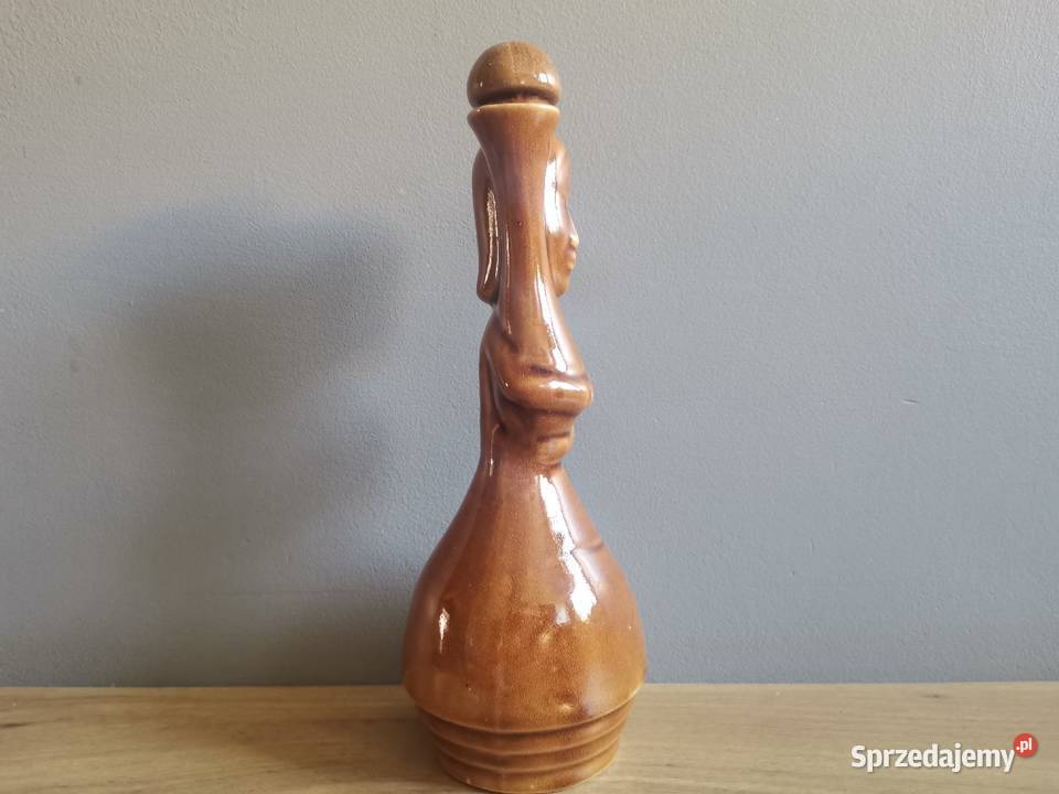 Stara butelka figurka karafka ceramika design Antyki, Sztuka, Kolekcje Katowice sprzedam