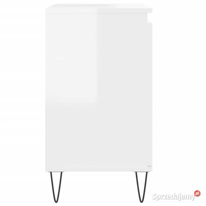 Szafka łazienkowa biała wysoki połysk 58x33x60 Warszawa