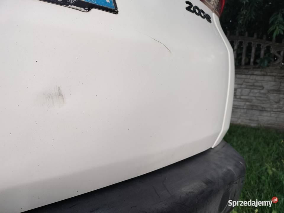 Peugeot 2008 klapa bagażnika Rok produkcji 2015 Klapy bagażnika wielkopolskie Kobylnica