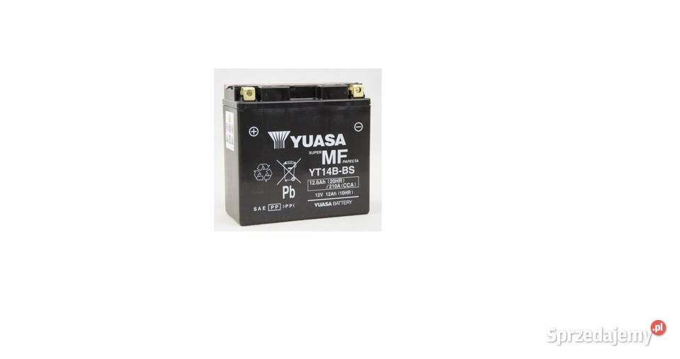 Akumulator Yuasa YT14BBS 126Ah 210A Akumulatory motocyklowe Olsztyn