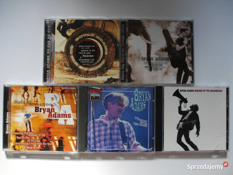 BRYAN ADAMS płyty CD lubuskie sprzedam