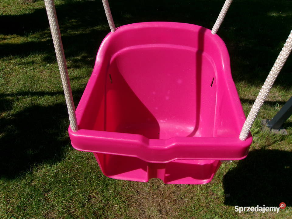 Huśtawka kubełkowa plastykowa Legionowo sprzedam