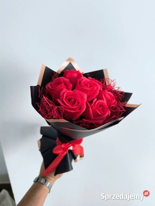 Bukiet z róż mydlanych małopolskie Milonki