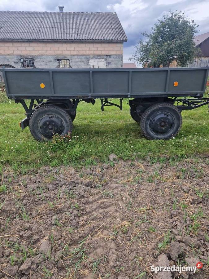 Przyczepa sztywna d35 nie wywrotka Tuczna