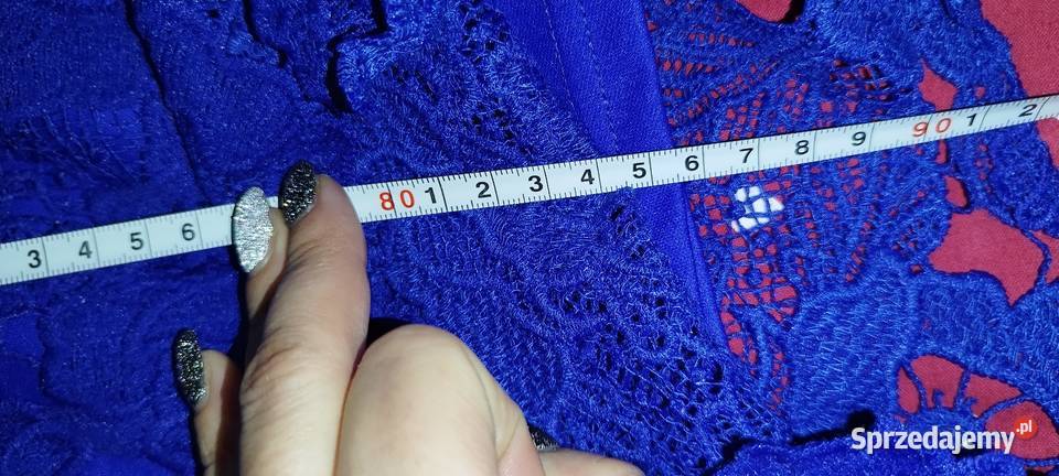 Sukienka koronka chabrowa Sulmierzyce