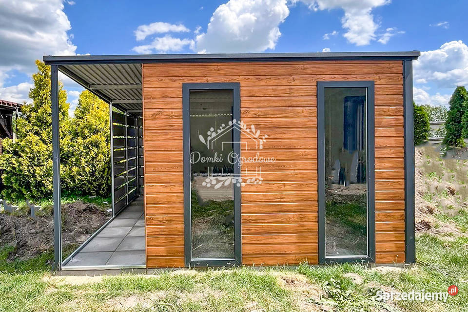 Domek ogrodowy 2x3m wiata 1m Drzwi 2x Okno Radom