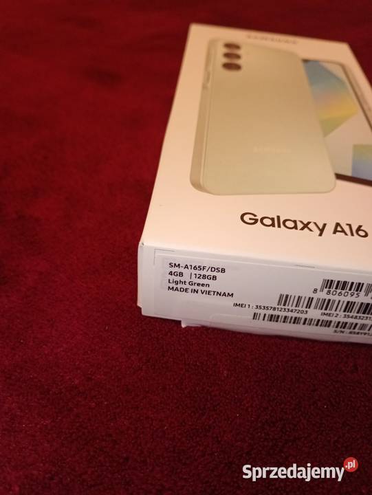 Pudełko do Samsung Galaxy A16 Wałbrzych