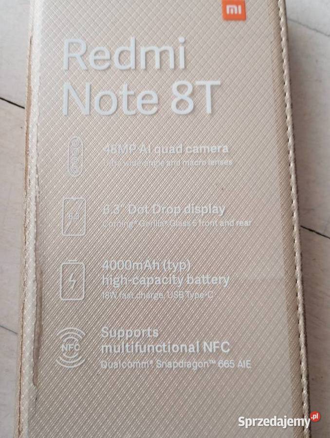 redmi note 8 t xiaomi telefon komórkowy sprzedam