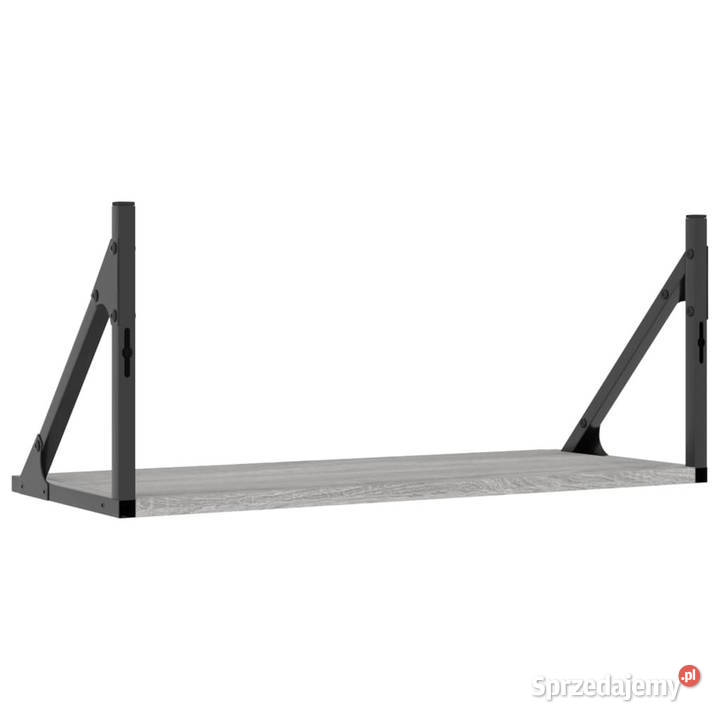 Półki ścienne 2 szary dąb sonoma 60x25x255 mazowieckie sprzedam