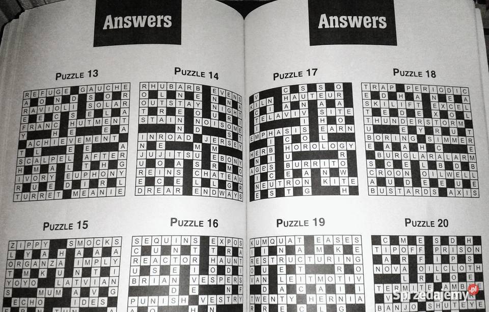 Amazing Crossword Puzzles Peter Haddock Rok wydania 1991