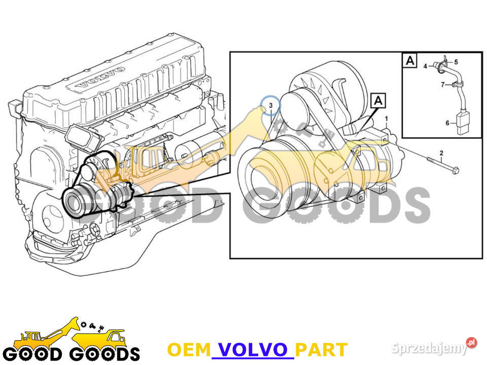 VOLVO PASEK WIELOROWKOWY A35D A40D 978238 mazowieckie Władysławów