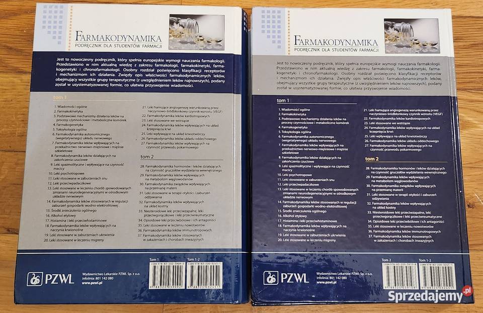 Farmakodynamika 2 tomy W Janiec Warszawa