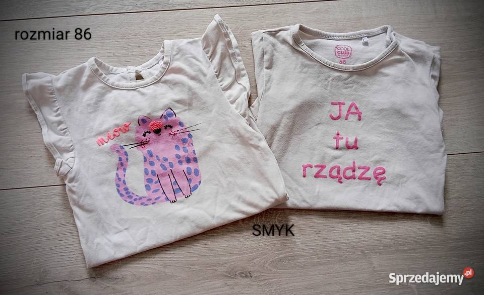 Zestaw letni dziewczynki rozmiar 86