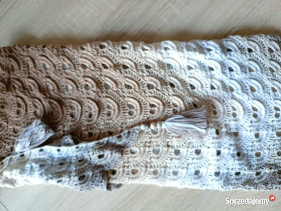 Chusta zrobiona szydelkiem Moda i Styl Jarosław
