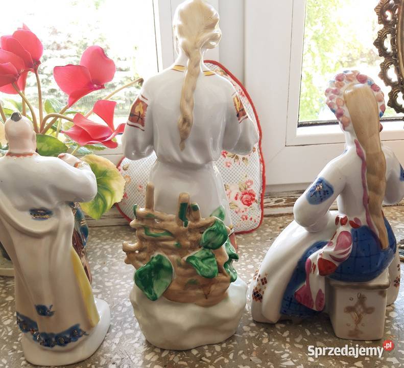 Figurki z porcelany pochodzące z ZSRR rzadkie Bielsk Podlaski