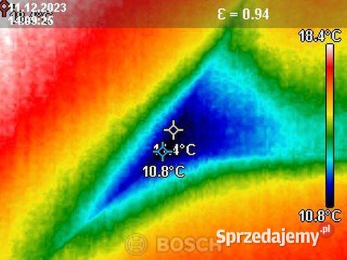 Kamera termowizyjna raport z pomiaru Wrocław