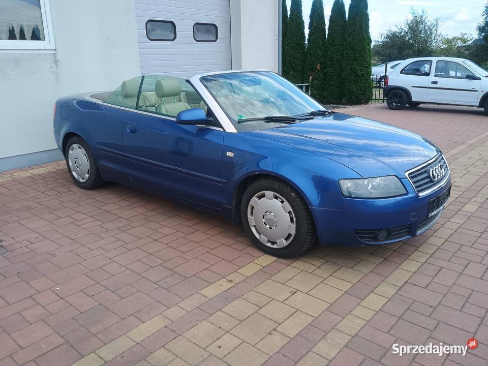 Audi A4 Kabrio 2002r 30i 220 Nawigacja wielkopolskie Witkowo