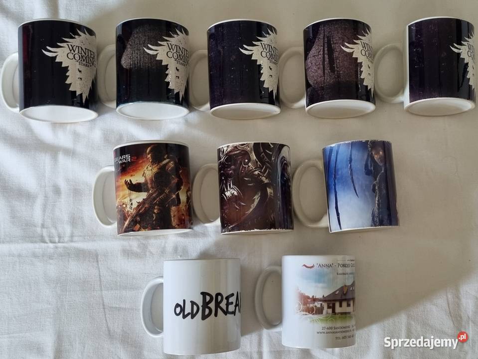 Ceramiczne kubki z uchem 10 sztuk Warszawa