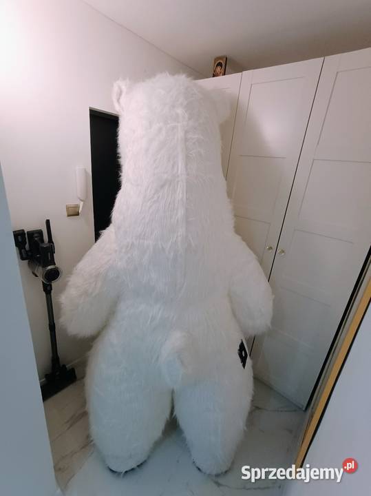 GIGANT XXL KOSTIUM DMUCHANY BIAŁEGO MISIA 26 Kraków
