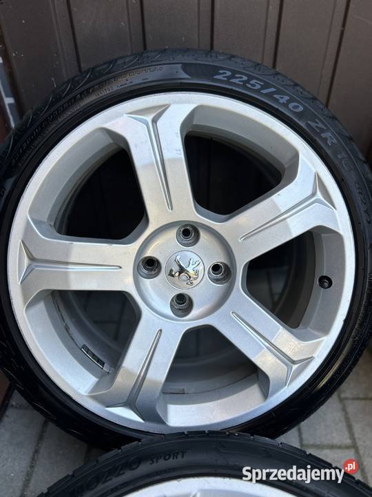 Sprzedam komplet kół alufelg peugeot 4x108 18 Konin