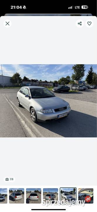 Audi A3 8 L 16 BenzynaGaz Klimatronik Elektryka immobilizer Kielce