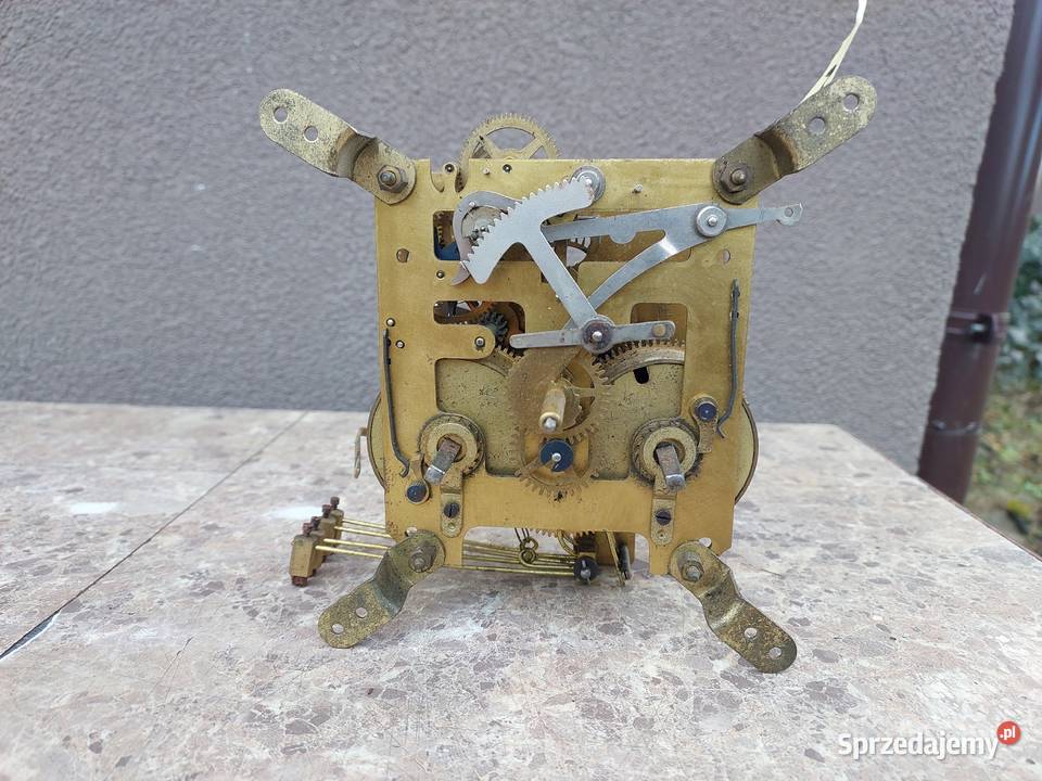 M031 Mechanizm starego zegara kominkowego Tczew