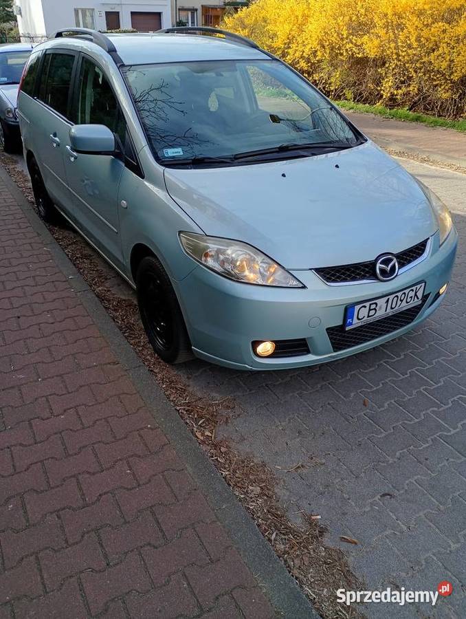 Mazda 5 klimatyzacja zielony
