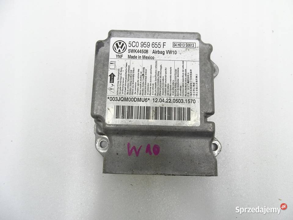 MODUŁ SENSOR AIRBAG PODUSZEK 5C0959655F VW