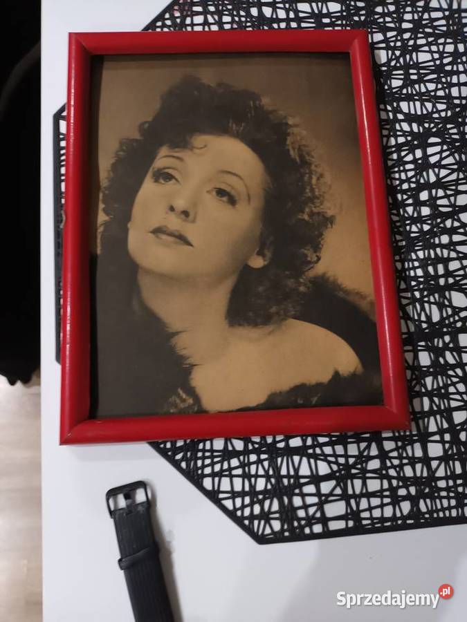 Zdjęcie Edith Piaf z odwrotnej strony Zdjęcia Bielsko-Biała