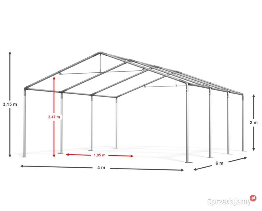 4x6x2m Namiot handlowy ogrodowy wystawowy mazowieckie Warszawa