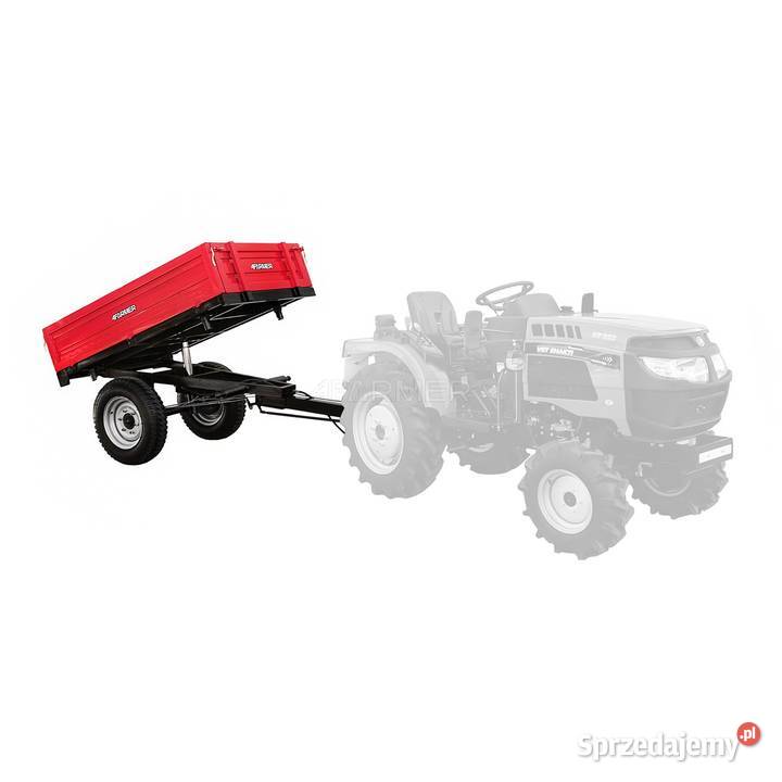 Przyczepa rolnicza jednoosiowa 15T z kiprem Przyczepy rolnicze Rolnictwo Tajęcina sprzedam