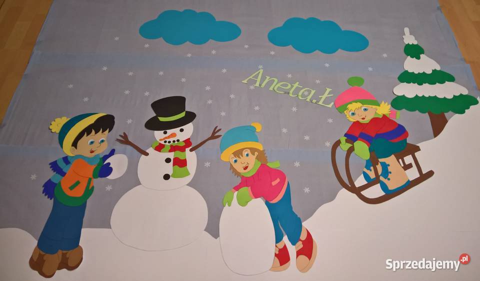 Dekoracje zimowe z brystolu 504102444 Ryki