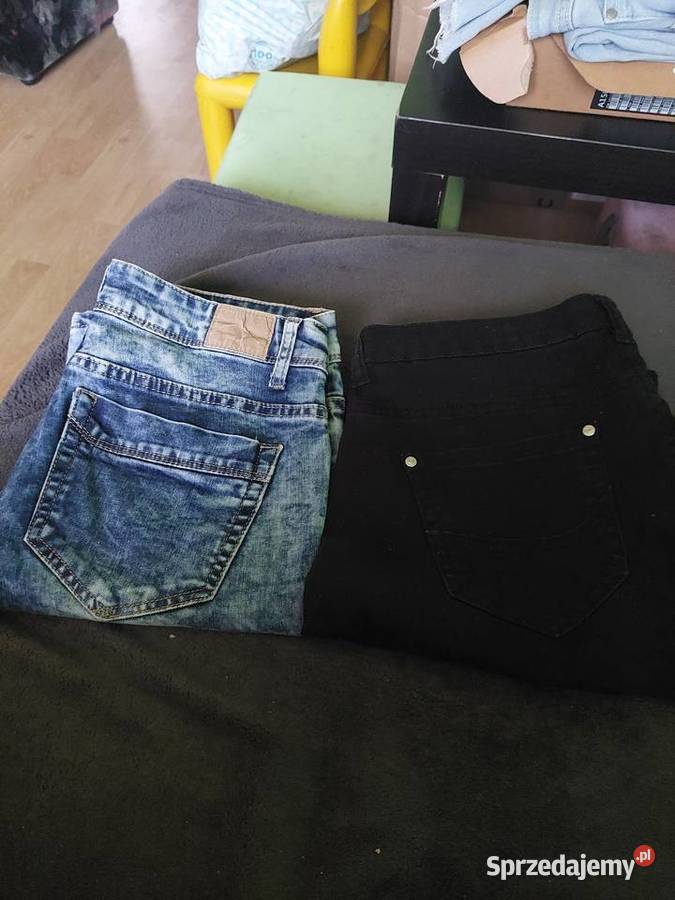 Spodnie damskie dżinsowe M