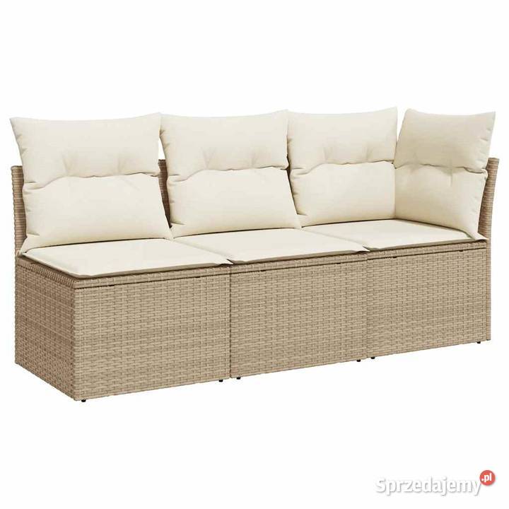 vidaXL Sofa ogrodowa z poduszkami 3osobowa Warszawa sprzedam