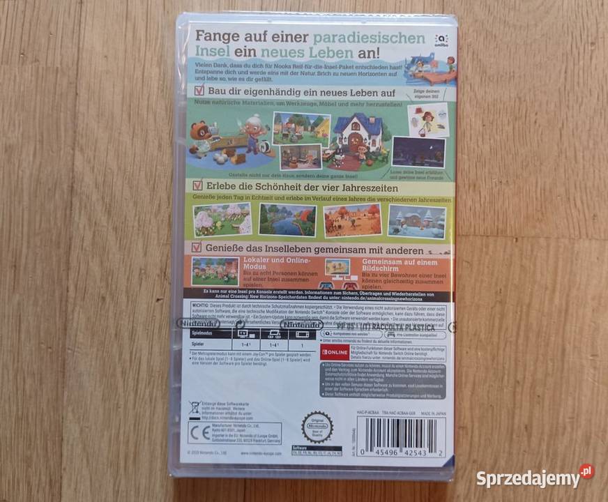 Animal Crossing Horizons Nintendo Switch w folii Gdańsk