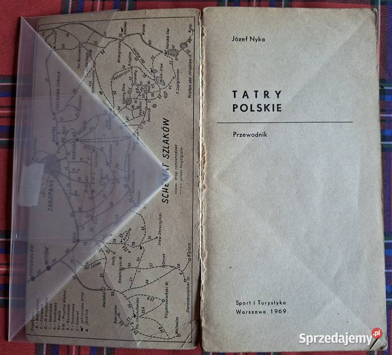 Tatry Polskie przewodnikJózef Nyka Książki i Podręczniki Kraków