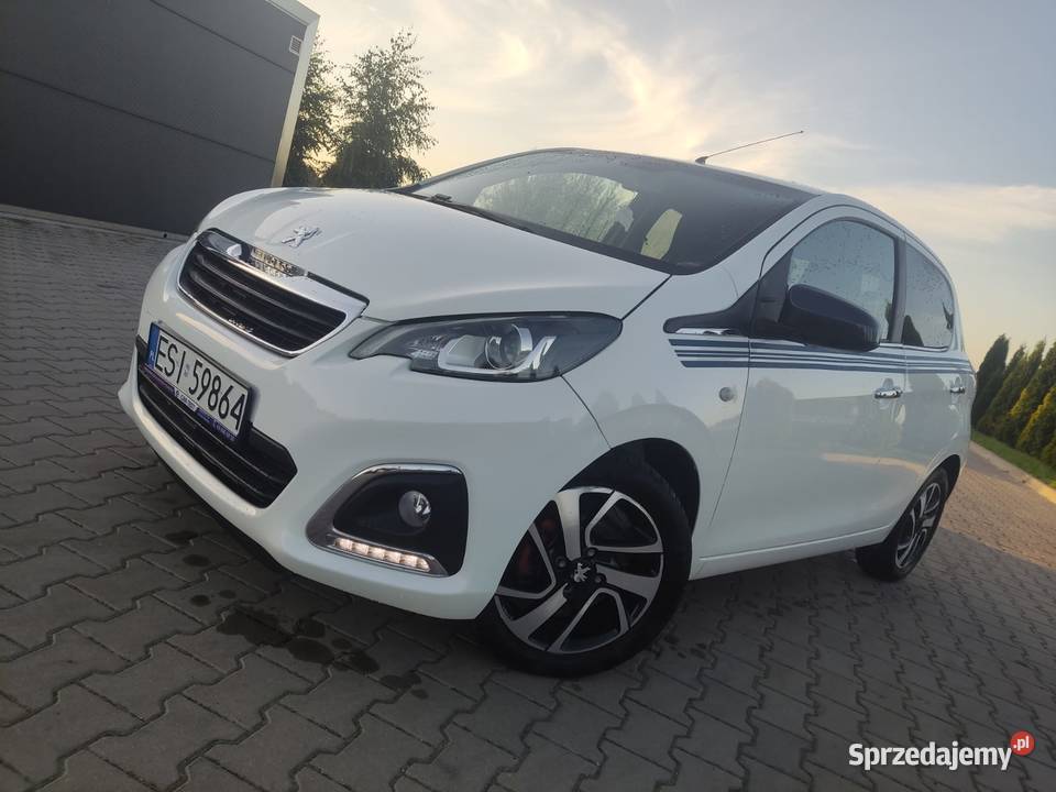 Peugeot 108 12 benzyna tablet klimatronic manualna łódzkie Sieradz sprzedam