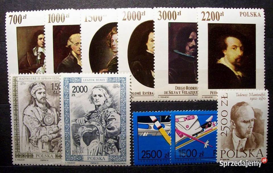 Znaczki polskie 1992 I kwartał Leźnica Wielka