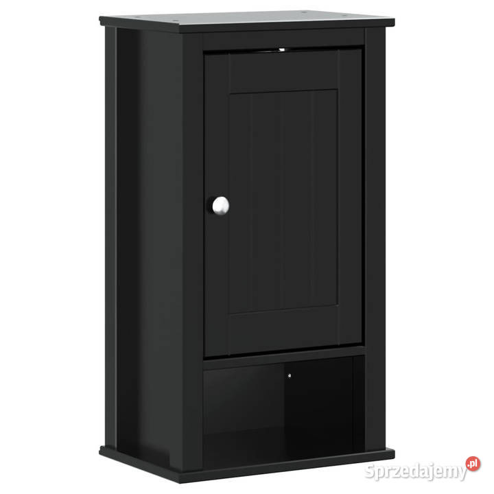 Wisząca szafka łazienkowa BERG czarna 40x27x715 mazowieckie Warszawa