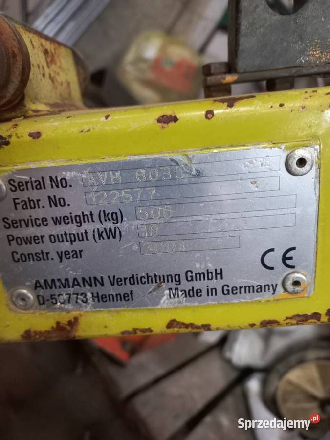 Zagęszczarka Amman Oblęgorek