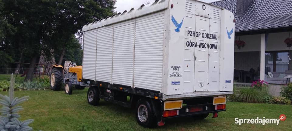 przyczepa do przewozu gołebi nieuszkodzony Przyczepy rolnicze Góra